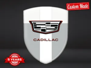 Cadillac Adesivi Logo su Misura Universali Premium Regolabili ST